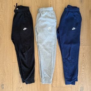 Mens Nike Sportswear Club Fleece Joggers - Lot of 3 (Small)